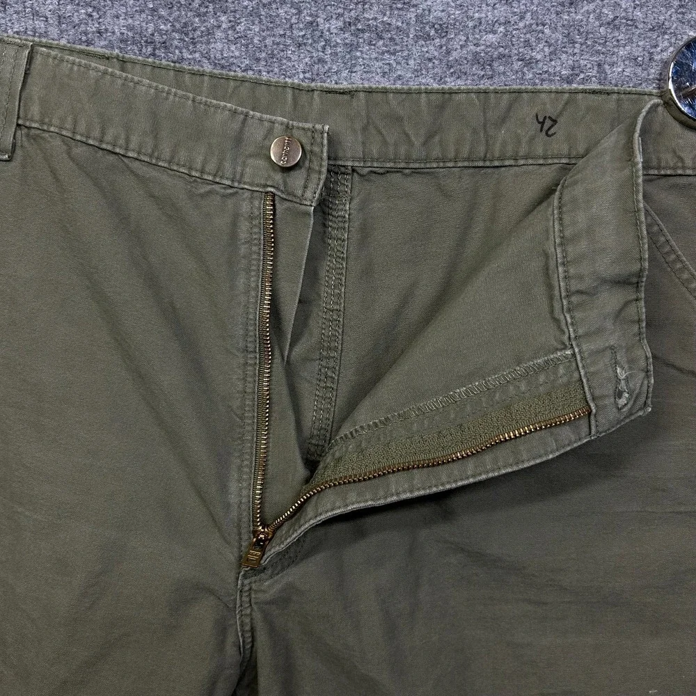 Carhartt B144 ARG Carpenter Shorts Men's Olive Green Original fit Workwear - 42